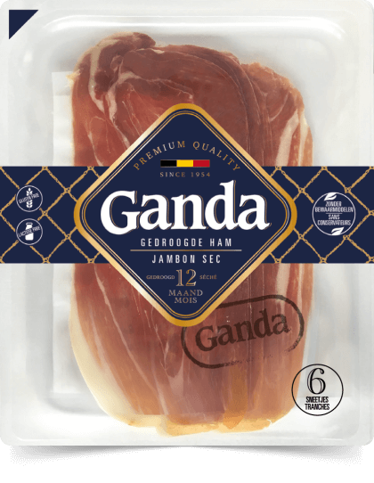 Ganda Ham kort 23 cm